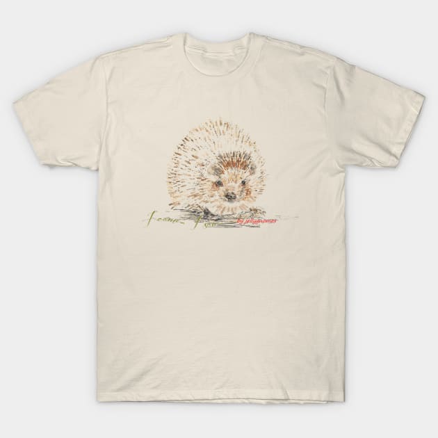 Hedgehog T-Shirt by jellygnomes